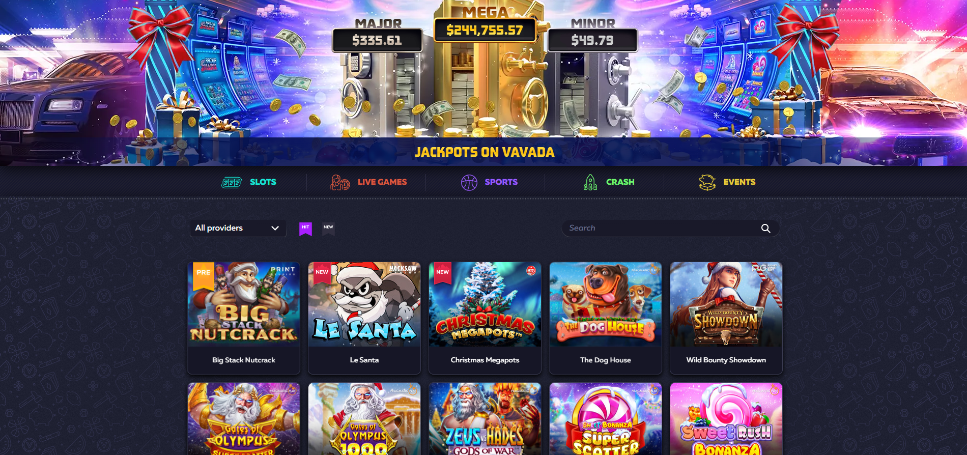  Vavada  - Pregled igara i dostupnih bonusa